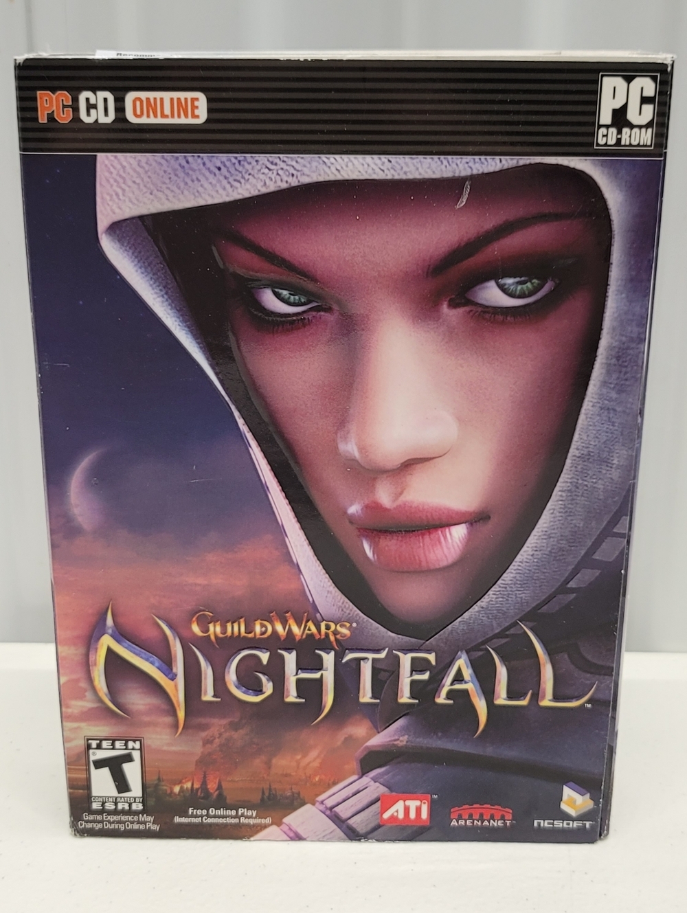 Guild Wars - Nightfall - PC CD ROM Game Complete Manuals Reference Guide 3 CD